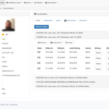 Abonnements-Übersicht